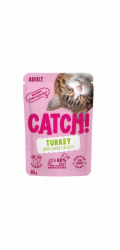 CATCH Turkey and carrot in jelly - mokré krmivo pro kočky - 85g