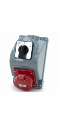 ELS Elektrotechnika Rozvaděč budov typu COMBOPOL Jistič 16A/5 L-0-P nástěnný kryt N010LP