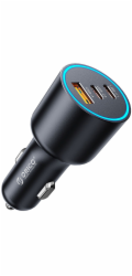 Orico HyperDrive 165W autonabíječka USB-A + 2x USB-C - černá