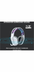 Logitech G733 LIGHTSPEED Wireless RGB Gaming Headset - WHITE - 2.4GHZ - EMEA