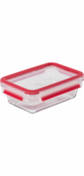 Emsa Clip&Close Glass Behälter Rechteckig 700 ml Glas