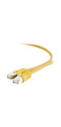 Gembird PP6A-LSZHCU-Y-2M patch, S/FTP Cat. 6A LSZH, 2m, žlutý Gembird patch kabel S/FTP Cat. 6A LSZH, 2 m, žlutý