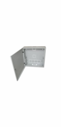 XtendLan 19" nástěnný vertikální rozvaděč 2U+4U 540x150, perforované dveře, šedý