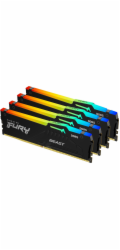 DDR5 Fury Beast RGB paměť 128GB (4*32GB)/5200 CL40 černá