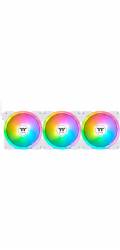 SWAFAN EX12 ARGB Sync PC Cooling Fan White TT Premium Edition, skříňový ventilátor