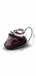 Tefal Pro Express Ultimate II GV9721 1,2 l Durilium AirGlide Autoclean soleplate Červená, Bílá