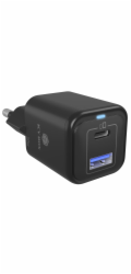 ICY BOX 2portová USB 20W nástěnná nabíječka IB-PS1020-PD, USB-A + USB-C