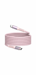 Verbatim Sync&amp;Charge 100W 120cm  USB-C/USB-C Magnetic pink  31857