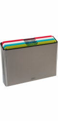 Joseph Joseph Folio Icon Steel  4-pc Multic.Chopping Board Set