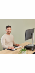 Fellowes Breyta Mousepad black  with Wrist Support