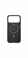 Pitaka Ultra-Slim Case for  iPhone 17 Pro Blue/Grey Twill