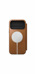 NOMAD pouzdro Modern Leather Folio Magsafe pro iPhone 17 Pro Max - English Tan