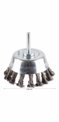 Hrncový kartáč Bosch Pro Metal Heavy, rovný, 65 mm x 0,5 mm