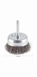 Hrncový kartáč Bosch Pro Metal Clean, rovný dřík, 50 mm x 0,3 mm