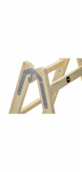 Dřevěný dvoupříčlový žebřík Hailo H40 StandardLine 2 x 5 příčlí