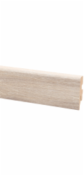 Dubová přírodní soklová lišta 60 mm x 20 mm délka 2600 mm