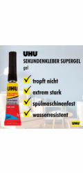 Uhu Super Glue Lightning Fast Super Gel 3 g