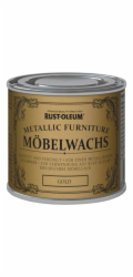 Rust-Oleum křídová barva na nábytek vosk leštidlo metalicky zlaté 125 ml