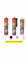UHU Poly Max montážní lepidlo Instant Power bílé 425 g