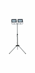 LED pracovní světlo Flare na stativu 2 x 30 W stříbrno-antracitová