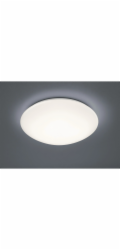LED stropní svítidlo Reality, sádrovobílé, 15 W, plastové