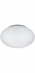 LED stropní svítidlo, sádrovobílé, 1 žárovka, 15 W, 1500 lm, efekt hvězdné oblohy