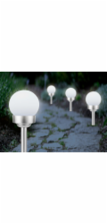 Solární světlo Bojano s hrotem do země, LED, O 10 cm