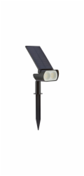 Solární bodové světlo Cosenza LED 35 cm x 19,5 cm x 9,5 cm černé