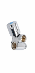 Kirchhoff ventil GA 21 mm (1/2" AG) x 26,4 mm (3/4" AG) chrom