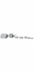 Eurobox-System Dělicí příčka systému Eurobox 55,4 cm x 16 cm bílá