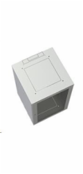 Solarix rozvaděč nástěnný SENSA 21U 600mm, dveře plech, RAL 7035 SENSA-21U-66-21-G