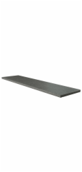 Wigasil Parapet s vodní drážkou 275 cm x 25 cm x 2 cm antracit