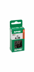 Spax Univerzální šroub VGW TSP pozinkovaný 4 mm x 16 mm černý 25 kusů