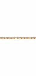 CONACORD Svářecí řetěz typ A, ocel, mosaz 2,5 mm x 14 mm, prodává se v metráži