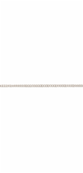 CONACORD Ocelový řetízek , kroucený, 1 mm x 1,5 mm, nikl, prodáváno na metráž