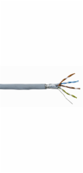 Datový kabel CAT 5 200 MHz šedý, prodává se na metráž