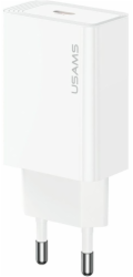 USAMS Nabíječka do zásuvky T69 20W USB-C bílá