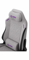 LORGAR CHA41, Ergonomic Gaming Chair Advanced, premium anti-stain fabric, Grey