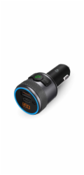 Nedis CATR3024BK - FM transmitter do auta | Reproduktor | 1.00 " | Bluetooth® | PD 18 W/PD 24 W | Google Assistant/Siri