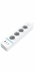 IMMAX NEO LITE SMART chytrý prodlužovací přívod/ 4x FR zásuvka/ 1x USB/ 2x USB-C/ Power delivery/ Wi-Fi/ bílý/ TUYA