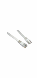 Solarix Patch kabel plochý CAT6 UTP LSOH 1m šedý non-snag-proof C6-111GY-1MB
