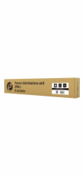 Gembird EG-PDU-014-FC14 napěťová distribuční jednotka (PDU) 8 AC zásuvky / AC zásuvek 1U Černá