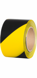 Páska Strend Pro, 80 mm, L-250 m, PE, výstražná, žlutá/černá