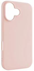 Zadní pogumovaný kryt FIXED Story pro Apple iPhone 17, růžový