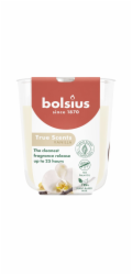 Svíčka Bolsius True Scents, vanilka, 80x73 mm, ve skle