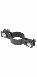 Objímka Strend Pro EUROSTANDARD, 48 mm, průběžná, antracit, Zn+PVC, RAL7016, pro kulatý sloupek