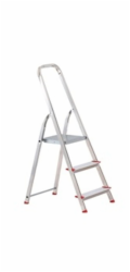Štafle ALVE EUROSTYL HOBBY 2913 3stupňové, červené, 130 cm, nosnost 120 kg