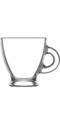 Sklenice Roma, LAV, skleněná, na kávu, 95 ml, 64x66 mm, bal. 6 ks
