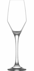 Sklenice Ella, LAV, skleněná, na šampaňské, 230 ml, 49x230 mm, bal. 6 ks