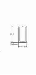 19" vyvazovací panel LEXI-Net 1U, celokovový, 6x úchyt 40x80mm, černý